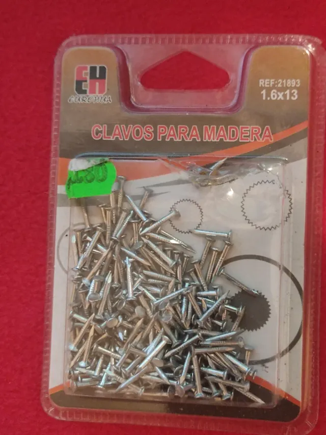 Clavos para madera 1.6x13 mm