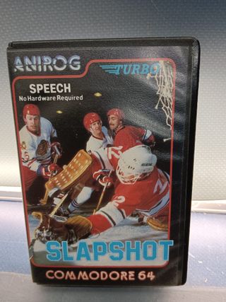 videojuego Slapshot (Anirog 1985) Commodore C64