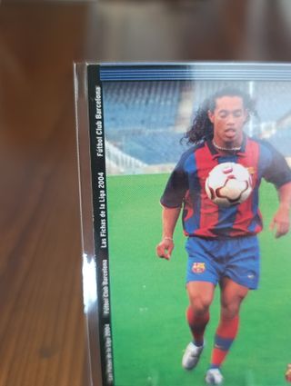 Cromo Ronaldinho Futbol Club Barcelona 2004