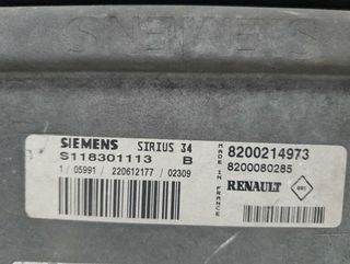 Centralita motor 8200214973 renault scenic 1133622