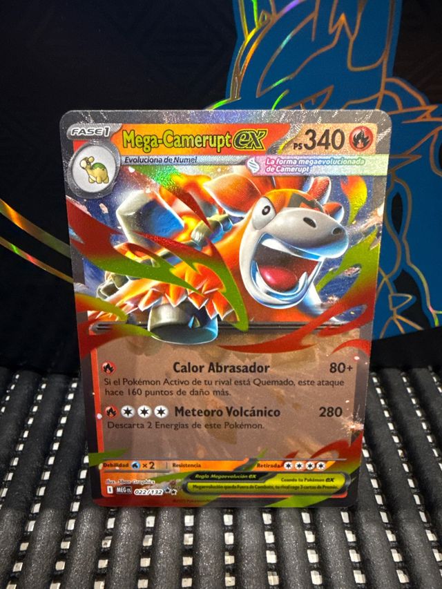 Carta Pokémon Mega-Camerupt EX 022/132