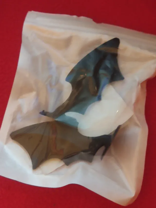 2 Piezas Adorno Murciélago Negro