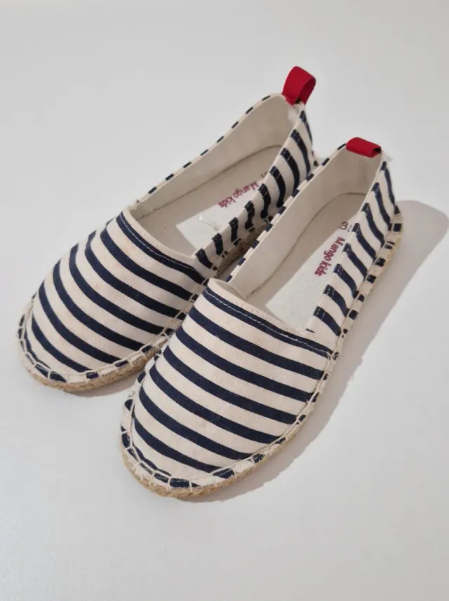 Alpargatas de rayas para niño/niña