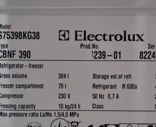 Cajones, luz, puertas y display AEG Santos