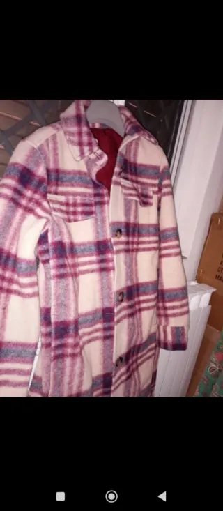 Cappotto bambina lungo a quadri