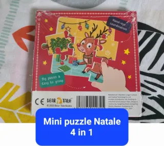 Mini puzzle Natale 4 in 1