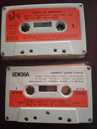 Casete Raphael Éxitos