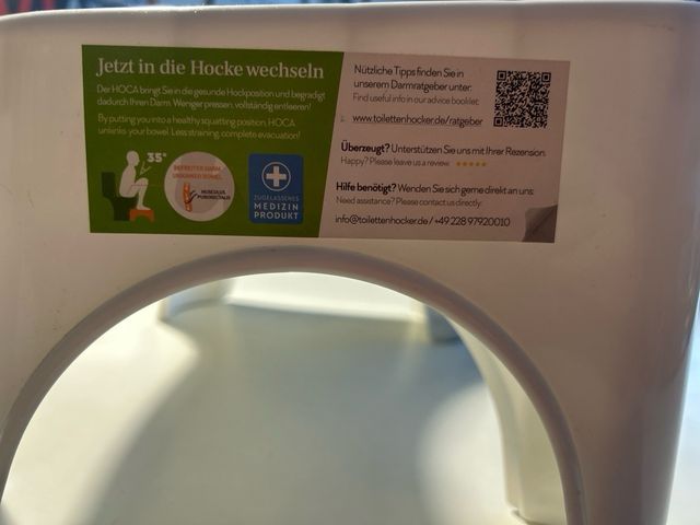 Hey Nature squatting toilet stool