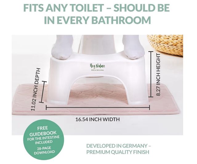 Hey Nature squatting toilet stool