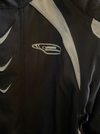 Chaqueta Moto Bering Negra y Gris con protecciones