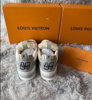 Sneakers Louis Vuitton LV Skate Grigio Bianco