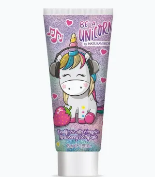 Dentifricio Bambini Unicorno Fragola NATURAVERDE