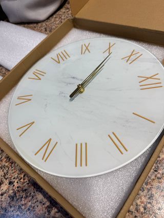 Orologio da parete luxury 29 cm vetro