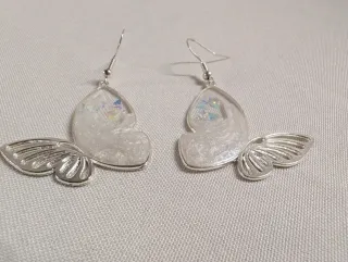 Orecchini farfalla fatti a mano