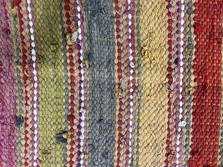 Alfombra tipo jarapa multicolor