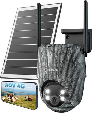 COCOCAM 24h7d AOV 4G Camara Ext Solar 2K 15000mAh