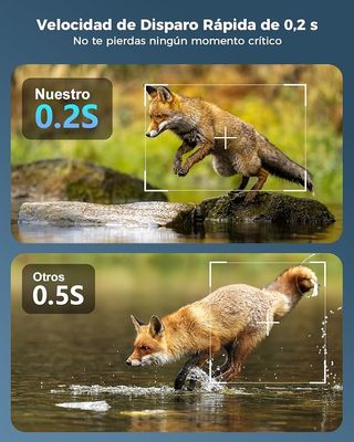 COCOCAM 24h7d AOV 4G Camara Ext Solar 2K 15000mAh