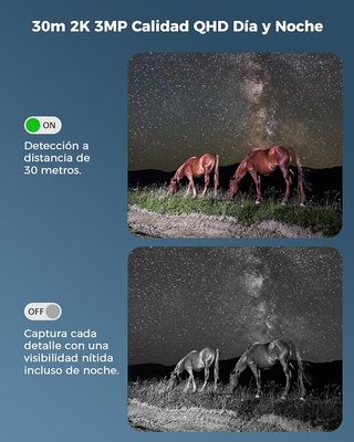 COCOCAM 24h7d AOV 4G Camara Ext Solar 2K 15000mAh