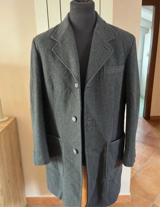 Cappotto in lana grigio