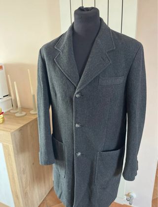 Cappotto in lana grigio