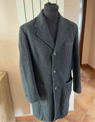 Cappotto in lana grigio