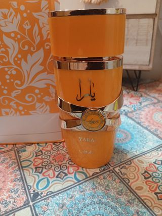 Perfume Yara Lattafa Naranja y Dorado