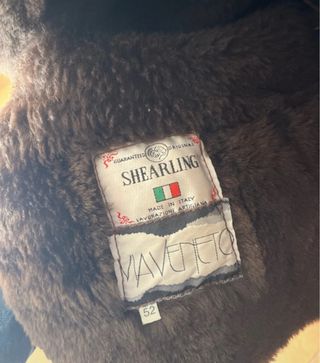 Cappotto in montone original sherling tg 52