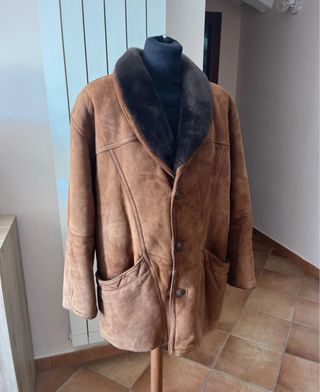 Cappotto in montone original sherling tg 52