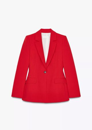 Americana Zara Roja Talla S Nueva