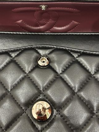 Bolso Chanel Negro Matelassé