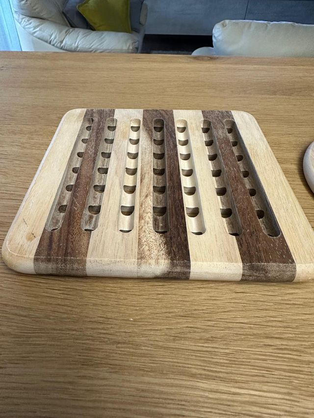 Coppia sottopentole in legno