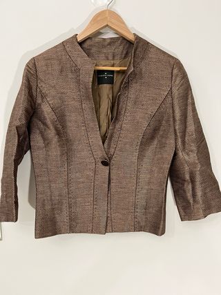 Chaqueta Seda Roberto Verino Dorada