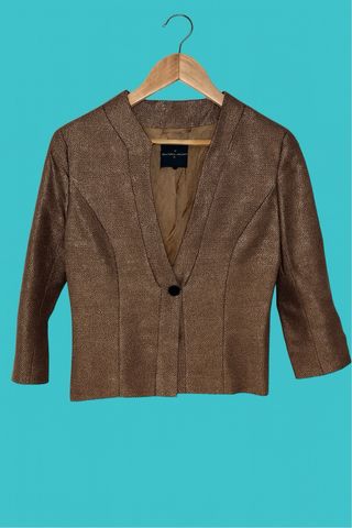 Chaqueta Seda Roberto Verino Dorada
