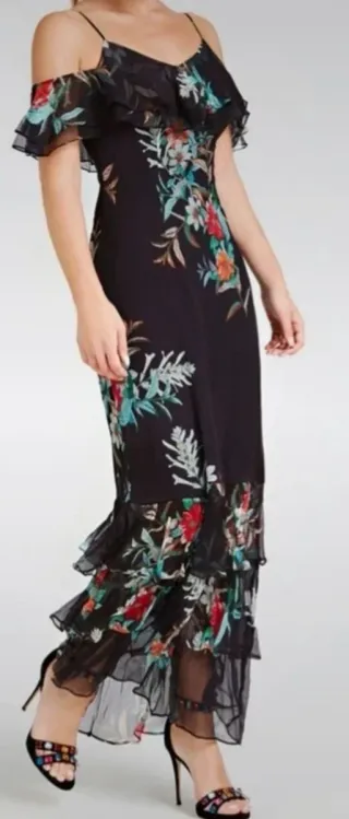 Vestido Guess fiesta/ceremonia estampado floral