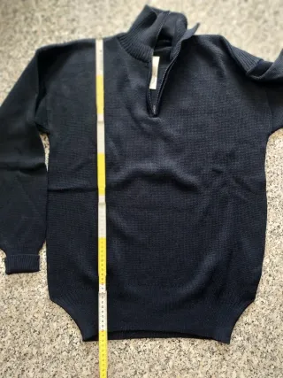 Pesante Maglione Militare Blu