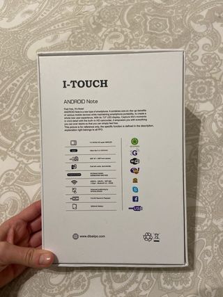 Tablet I-TOUCH Dual SIM + funda con teclado