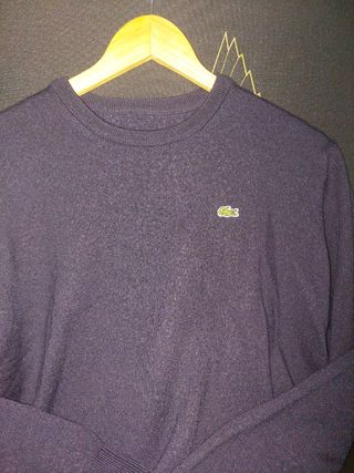 Jersey Lacoste azul marino SIN ETIQUETA