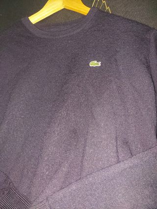 Jersey Lacoste azul marino SIN ETIQUETA