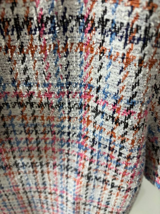 Jersey Tweed Manga Corta Mujer Talla Única