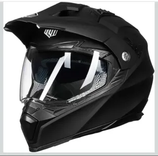 Casco Moto ILM Talla L Negro Mate