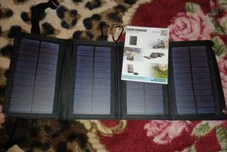 Cargador Panel Solar Portátil 5V Exterior