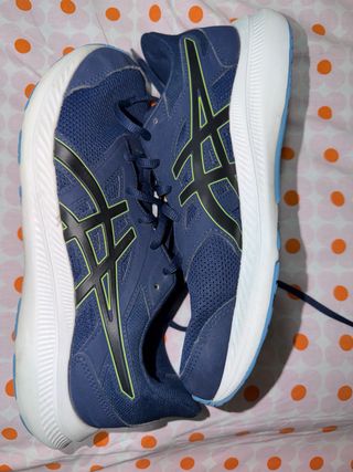 Scarpe uomo Asics blu e bianche