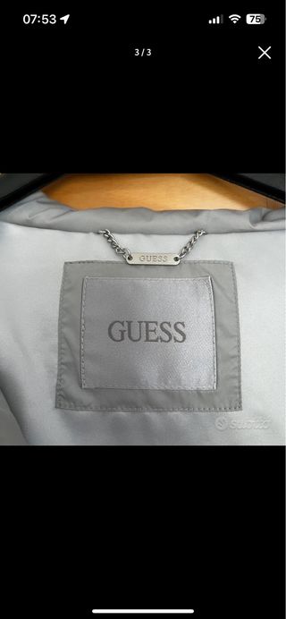 Piumino Guess donna grigio