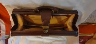 Borsa da medico in pelle marrone