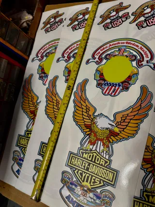 Decal Harley Davidson Aquila 1976 XL XLCH