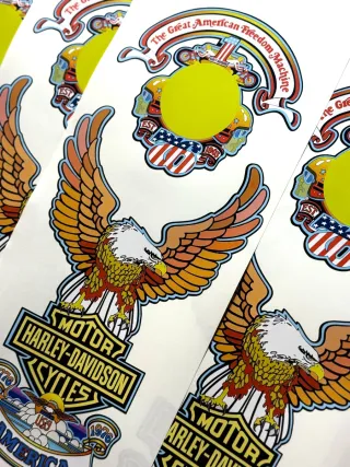 Decal Harley Davidson Aquila 1976 XL XLCH