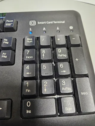 Teclado HP USB Lector Tarjeta Inteligente