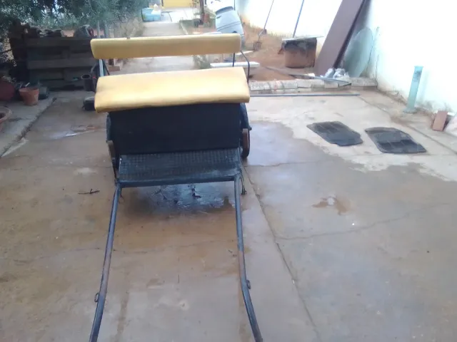 Coche de caballo poni con cajón