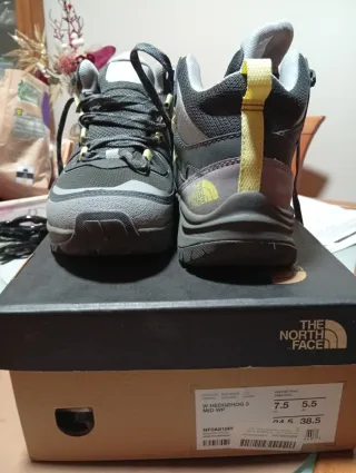 Botas The North Face Senderismo Gris/Amarillo
