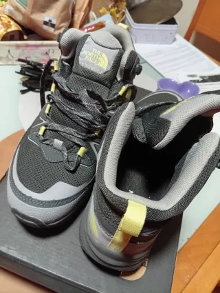 Botas The North Face Senderismo Gris/Amarillo